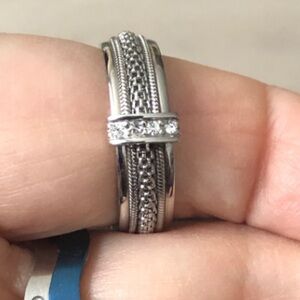 Stainless steel ring size 7 NWT